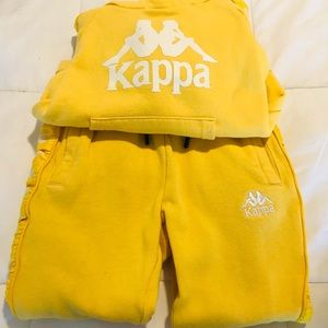 Kappa kiddos track suit 💛💛💛